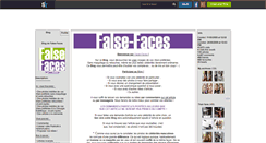 Desktop Screenshot of false-faces.skyrock.com