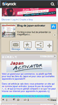 Mobile Screenshot of japan-activator.skyrock.com