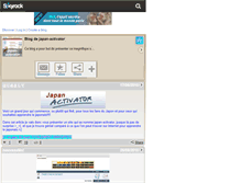 Tablet Screenshot of japan-activator.skyrock.com