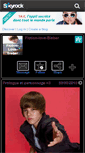 Mobile Screenshot of fiction-love-bieber.skyrock.com