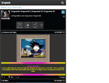 Tablet Screenshot of dragonballz1102.skyrock.com