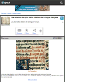 Tablet Screenshot of citationsfrancaise.skyrock.com