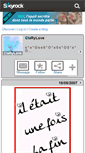 Mobile Screenshot of clarylove.skyrock.com