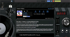 Desktop Screenshot of music-force.skyrock.com