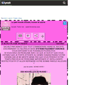 Tablet Screenshot of elodie-de-france.skyrock.com