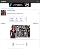 Tablet Screenshot of crystal-children.skyrock.com