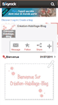 Mobile Screenshot of creation-habillage-blog.skyrock.com