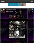 Tablet Screenshot of gotique-morgane.skyrock.com