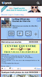 Mobile Screenshot of ecuries-de-villerville14.skyrock.com