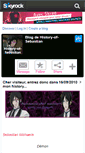 Mobile Screenshot of history-of-sebastian.skyrock.com