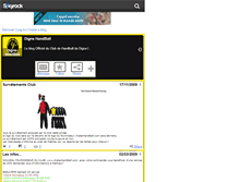 Tablet Screenshot of digne-handball.skyrock.com