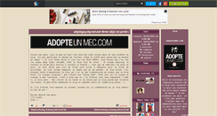 Desktop Screenshot of adoptaguy.skyrock.com