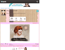 Tablet Screenshot of bellathorne95.skyrock.com