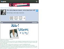 Tablet Screenshot of depp-forever.skyrock.com