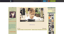 Desktop Screenshot of perfect-bieber.skyrock.com