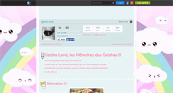 Desktop Screenshot of geisha-land.skyrock.com
