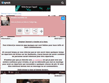 Tablet Screenshot of fiiiction-nouvelle-vie.skyrock.com