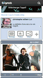 Mobile Screenshot of christophe-willem-lui.skyrock.com