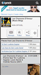 Mobile Screenshot of chansons-damours.skyrock.com