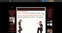 Desktop Screenshot of jeremyferrari.skyrock.com