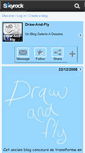 Mobile Screenshot of draw-and-fly.skyrock.com