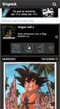 Mobile Screenshot of dbzofficiel.skyrock.com
