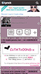 Mobile Screenshot of ciitatiio0ns-x.skyrock.com