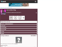 Tablet Screenshot of jenalee-musiique.skyrock.com