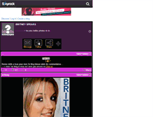 Tablet Screenshot of britneyspears67.skyrock.com