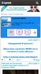 Mobile Screenshot of cyclisme-news.skyrock.com