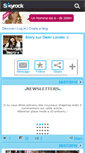 Mobile Screenshot of demilovato-strory-x.skyrock.com