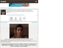 Tablet Screenshot of hommage-maxime-walter.skyrock.com