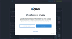 Desktop Screenshot of pablotine.skyrock.com