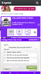Mobile Screenshot of college-rock-star-lefilm.skyrock.com