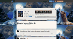 Desktop Screenshot of loup-officiel.skyrock.com