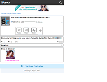 Tablet Screenshot of clem-actu.skyrock.com