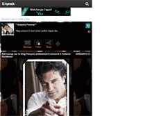 Tablet Screenshot of antoniobanderasforever.skyrock.com