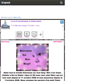 Tablet Screenshot of anais-princesse.skyrock.com
