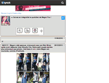 Tablet Screenshot of fox-megan.skyrock.com
