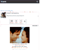 Tablet Screenshot of amourdetoujours67290.skyrock.com