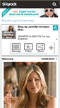 Mobile Screenshot of jennifer-aniston-miss.skyrock.com