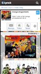 Mobile Screenshot of dragonballxninja.skyrock.com