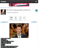 Tablet Screenshot of christophe------mae.skyrock.com