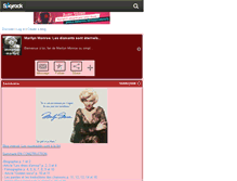 Tablet Screenshot of immortal-marilyn.skyrock.com