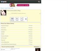 Tablet Screenshot of gomezsellymusic.skyrock.com