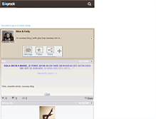 Tablet Screenshot of alice-kelly.skyrock.com