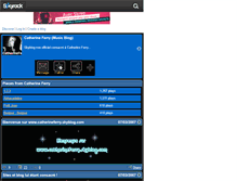 Tablet Screenshot of catherineferry.skyrock.com