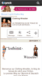 Mobile Screenshot of clothing-wrestler.skyrock.com