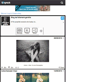 Tablet Screenshot of follement-gentille.skyrock.com