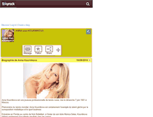 Tablet Screenshot of anna-star-kournikova.skyrock.com